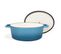 Cocotte Ovale En Fonte Émaillée 4.5l Bleu - Mep129b