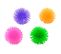 Lot De 4 Jouets Pour Chien "oursin" 3cm Multicolore