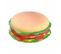 Jouet Pour Chien "hamburger" 16cm Multicolore