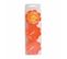 Lot De 3 Bougies Chauffe-plat "chupa Chups" 3cm Orange