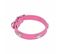 Collier Fantaisie Pour Chien "couronnes" 35cm Fuchsia