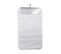 Tapis De Bain Microfibre "relief" 45x75cm Blanc