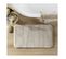 Tapis De Bain Microfibre "relief" 45x75cm Taupe