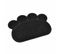 Tapis Repas Pour Chien et Chat "pattes" 40cm Noir