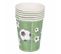 Lot De 6 Gobelets En Papier "foot" 25cl Vert