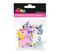 Lot De 8 Stickers Feutrine "licornes" 15cm Multicolore