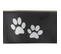 Gamelle Pour Chien et Chat "motifs Pattes" 21cm Noir