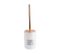 Brosse Wc "marbre" 42,5cm Blanc