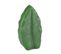 Bougie Feuille "jardin D'hiver" 18cm Vert Foncé