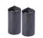 Lot De 2 Bougies Pilier "essentiel" 10cm Noir