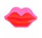 Jouet Pour Chien "lèvres Kiss" 13cm Rose