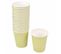 Lot De 20 Gobelets En Carton "fiesta" 23cl Tilleul