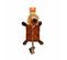 Peluche Pour Chien "lion" 37cm Marron