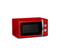 Smw23vmr - Micro Ondes Gril Vintage - 23l - 6 Niveaux De Puissance - Plateau Tournant 27cm - Rouge