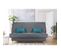 Comfort Clic Clac 3 Places Tissu Anthracite L 192 X P 95 X H 101 Cm Mona Made In France