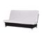 Banquette-lit clic-clac SILVER tissu Noir