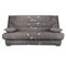 Banquette lit clic-clac BULTEX CALIFORNIA3 tissu feuilles taupe