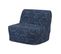 Banquette lit BZ 90 EMELYNE 3 tissu bleu