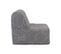 Banquette lit BZ 90 EMELYNE 3 tissu gris