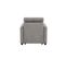 Fauteuil manchettes fines NICARAGUA tissu Apache gris 3