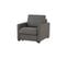 Fauteuil manchettes fines NICARAGUA tissu Apache anthracite 1