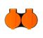 Rallonge Étanche 2 Prises Avec Clapet Orange 2p+t H07rn-f 3x 1,5mm² 25m - Zenitech