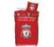 Housse De Couette Fc Liverpool, Rouge, 140x200cm,  100% Coton