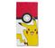 Serviette De Plage Pokémon Pikachu Pokéball 70x140 Cm - 100% Coton - 300 Gsm