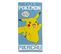 Serviette De Plage Pokémon Pikachu Pika 70x140 Cm - 100% Coton - 300 Gsm