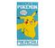 Serviette De Plage Pokémon Pikachu Pika 70x140 Cm - 100% Coton - 300 Gsm