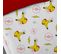 Drap Housse Pokémon Pikachu 90x190 Cm - 100% Coton - Blanc