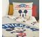 Housse De Couette Mickey Mouse Disney 140x200 Cm - 100% Coton - Gris