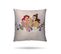 Housse De Couette Disney Princesses Florales 140x200 Cm - 100% Coton - Beige