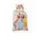 Housse De Couette Disney Princesses Florales 140x200 Cm - 100% Coton - Beige