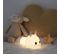 Veilleuse Pour Enfant "lapin Silicone" 15cm Blanc