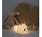 Veilleuse Pour Enfant "lapin Silicone" 15cm Blanc