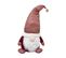 Déco De Noël Gnome Avec Étoile Dorée H 60 Cm