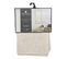 Lot De 2 Voilages Vitrage Beige Lin 60 X 160 Cm