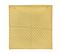 Lot De 4 Serviettes De Table En Coton Ocre Imprimé Paty 40 X 40 Cm