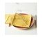 Lot De 4 Serviettes De Table En Coton Ocre Imprimé Paty 40 X 40 Cm