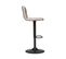 Tabouret  Chaise De Bar Ajustable Design Beige Lin Vintage