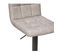 Tabouret  Chaise De Bar Ajustable Design Beige Lin Vintage