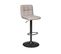 Tabouret  Chaise De Bar Ajustable Design Beige Lin Vintage