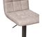 Tabouret  Chaise De Bar Ajustable Design Beige Lin Vintage