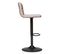 Tabouret  Chaise De Bar Ajustable Design Beige Lin Vintage