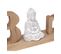 Objet Déco Mot à Poser Bonheur Avec Bouddha L 52 Cm