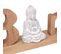 Objet Déco Mot à Poser Bonheur Avec Bouddha L 52 Cm