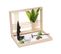 Coffret Jardin Zen Yoga En Bois Avec Accessoires 24 X 17 X 19 Cm