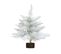 Sapin De Table Artificiel Blanc H 25 Cm