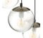 Suspension X3 Boule En Verre Night Atmosphera - Doré